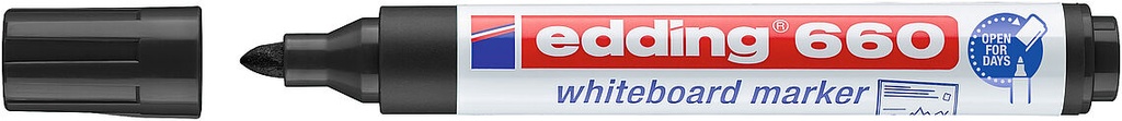 ROTULADOR PIZARRAS EDDING 660NE NEGRO