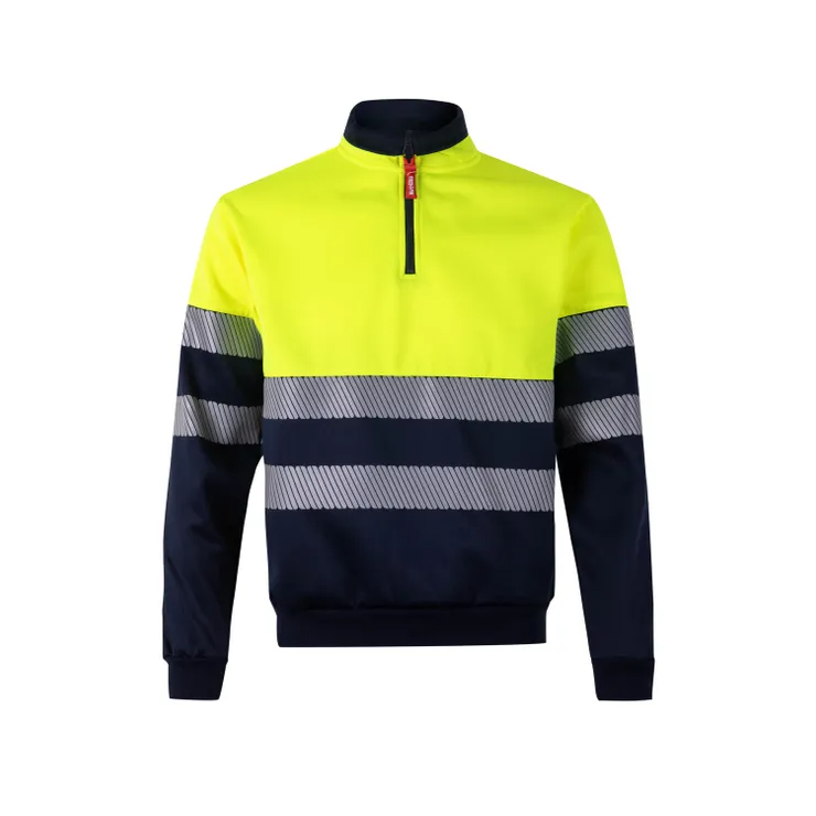 SUDADERA BICOLOR CREMALLERA RS 305703
