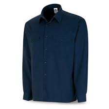 CAMISA 388CZMLAM ALGODON ML MARINO