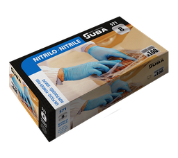 GUANTES (100) 571 NITRILO DESECHABLE SP